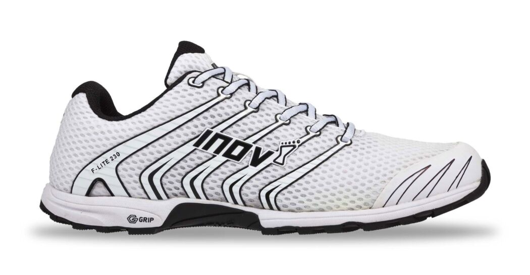 Inov-8 F-lite G 230 Mens Training Shoes White/Black Australia (TFSHIL601)